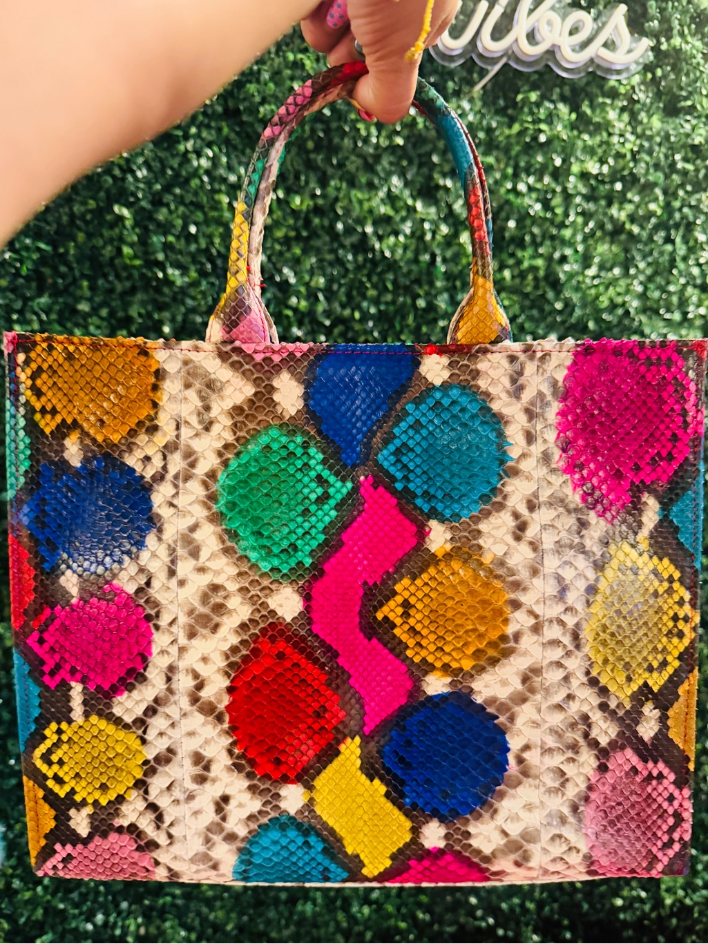 The Adele Handbag Python
